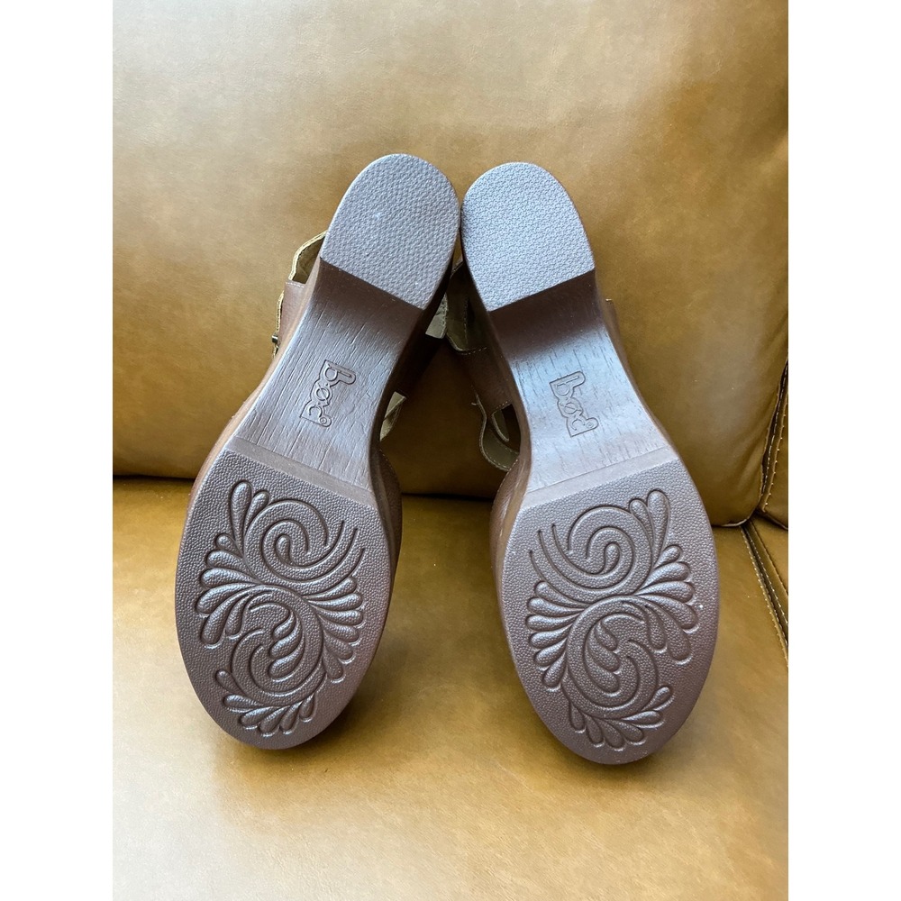 b.o.c. Natasha Clog Womens 10 Brown Platform Ankle Strap BC0008006 - Picture 5 of 8